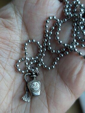 Cute Vintage Perfume Bottle Pendant Necklace